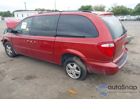2007 Dodge Grand Caravan Sxt из США, поврежденный, VIN 2D4GP44L27R297541